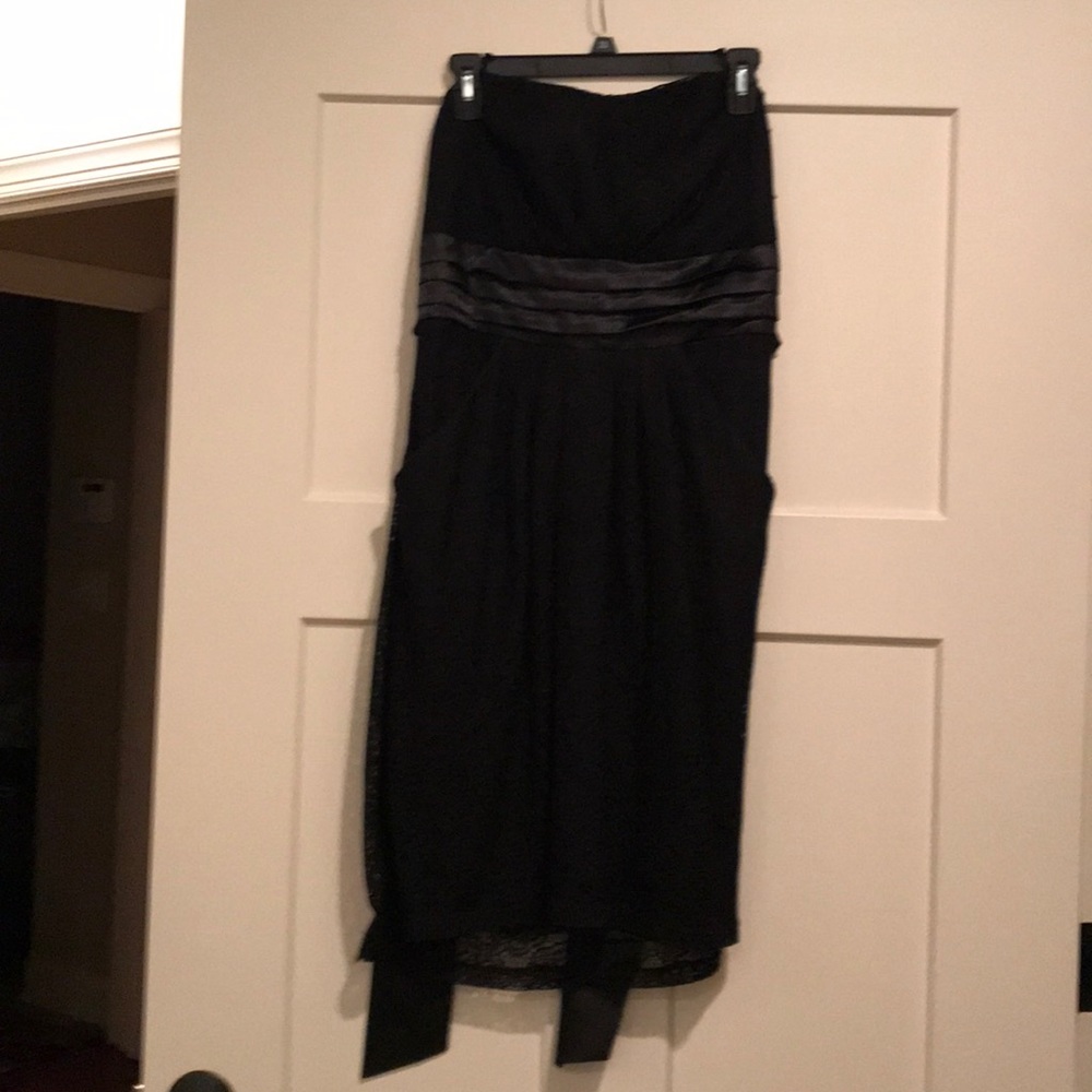 Black mini dress